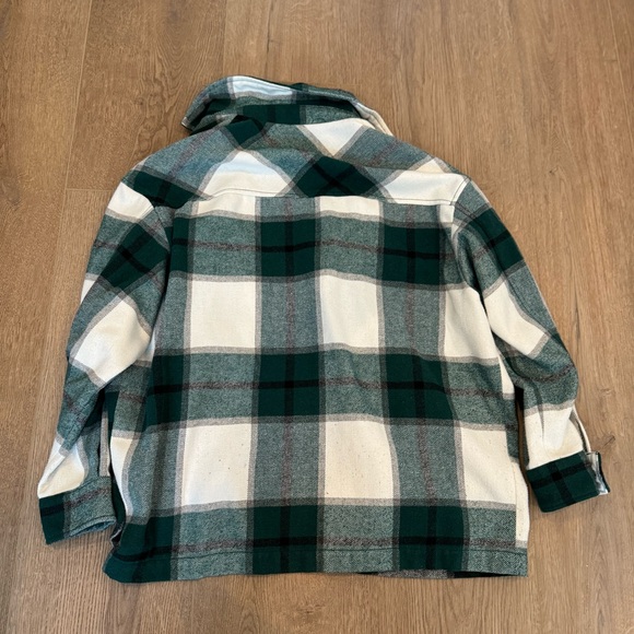 Zara Green Plaid Shacket - Picture 7 of 9